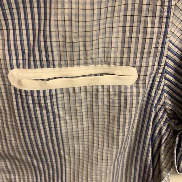 DKNY Shades of Blue Striped Pattern - Picture 3 of 4